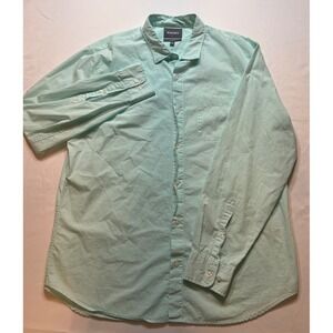 Bonobos Button Down Shirt Mens XXL Long Mint Green Standard Fit 24024-BNE13